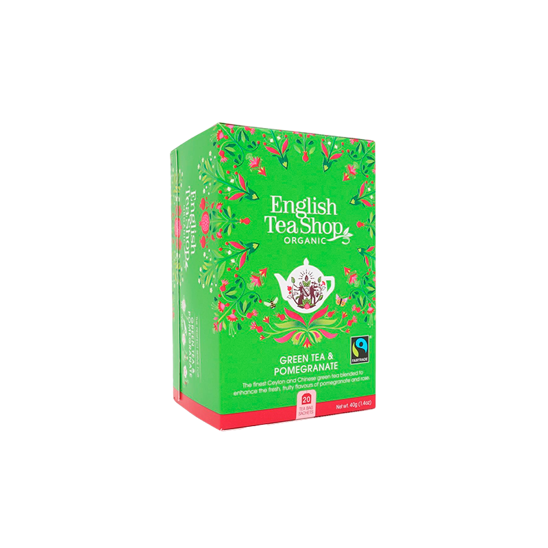 English Tea Shop Green Tea & Pomegranate (20 breve)