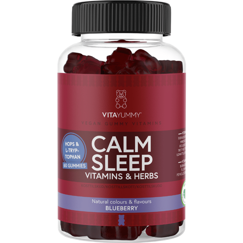 VitaYummy Calm Sleep Blueberry (60 stk) fra VitaYummy