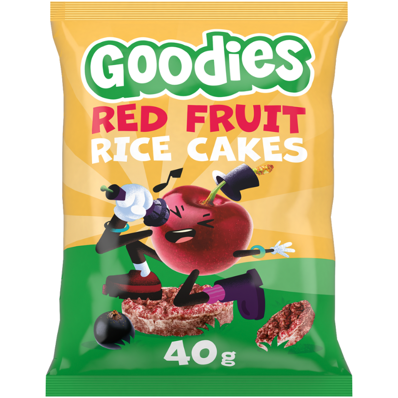 Goodies Rice Cakes Red Fruit (40 g)