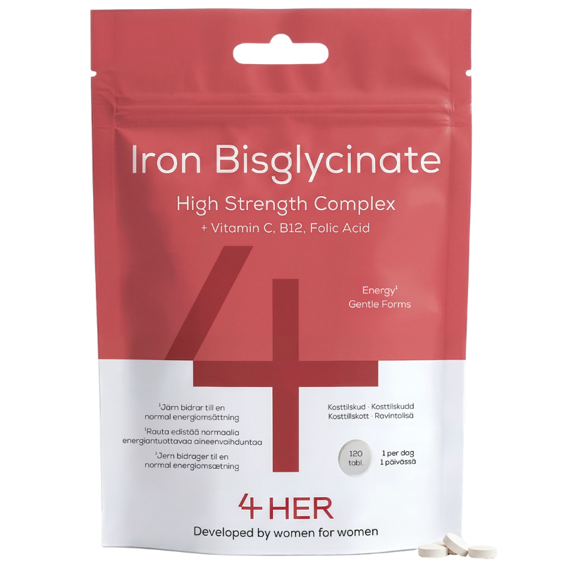 4 HER Iron Bisglycinate (120 tabl)