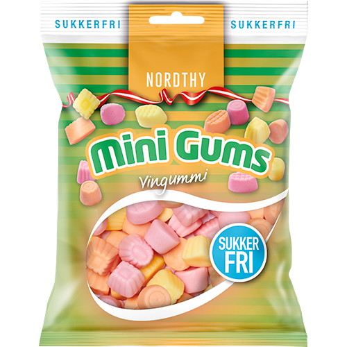 Nordthy Sukkerfri Mini Gums (65 g)