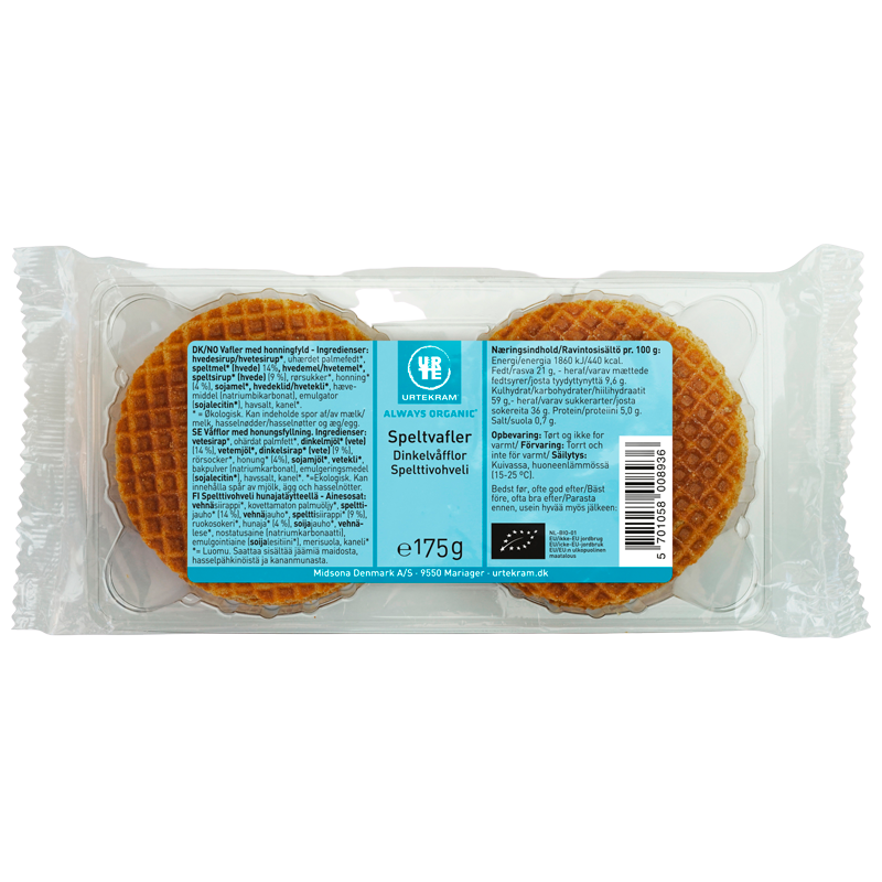 Urtekram Speltvafler (175 g)