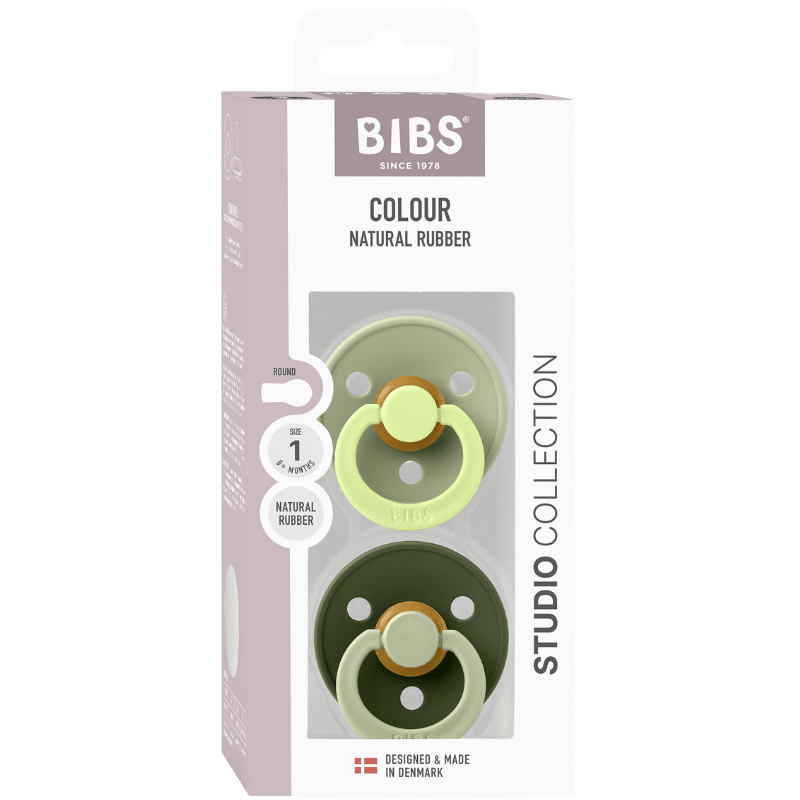 Bibs Pacifier Studio Colour Fusion Latex Size 1 Sage...