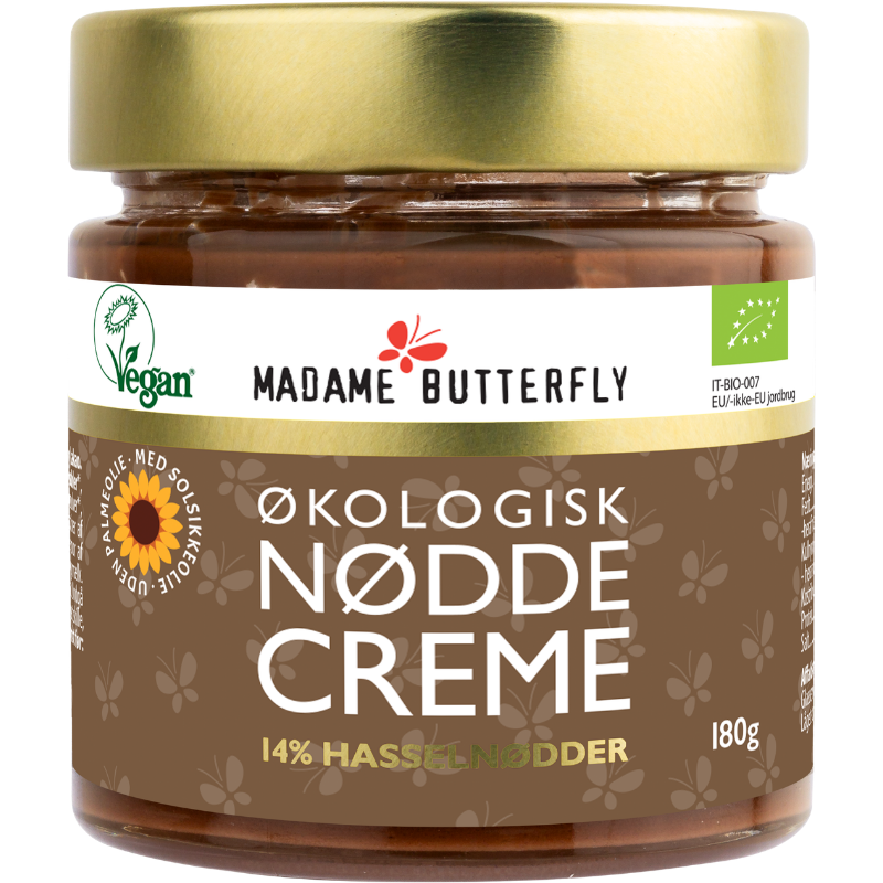 Madame Butterfly Nøddecreme Ø (180 g)