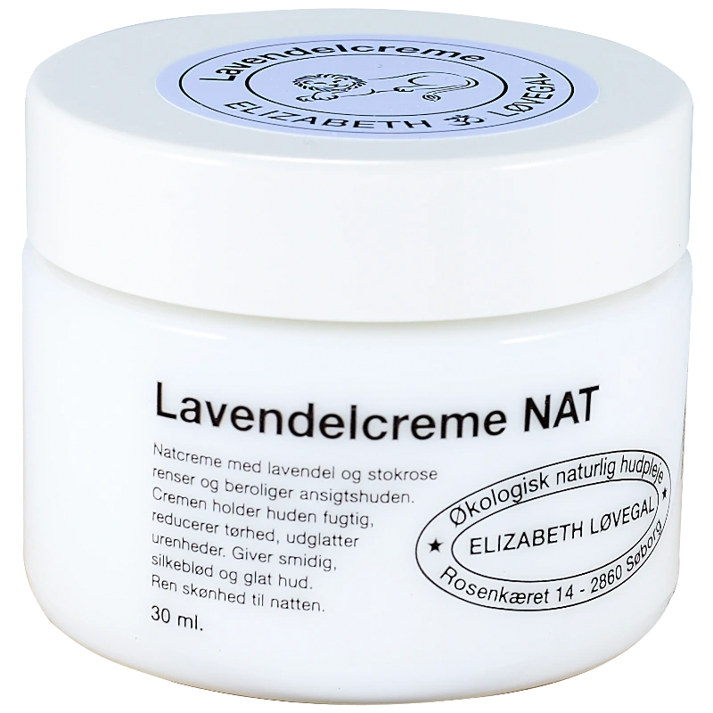 Elizabeth Løvegal Lavendelcreme NAT (30 ml)