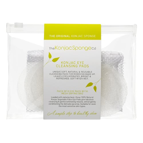 The Konjac Sponge Eye Cleansing Pads 8 stk.