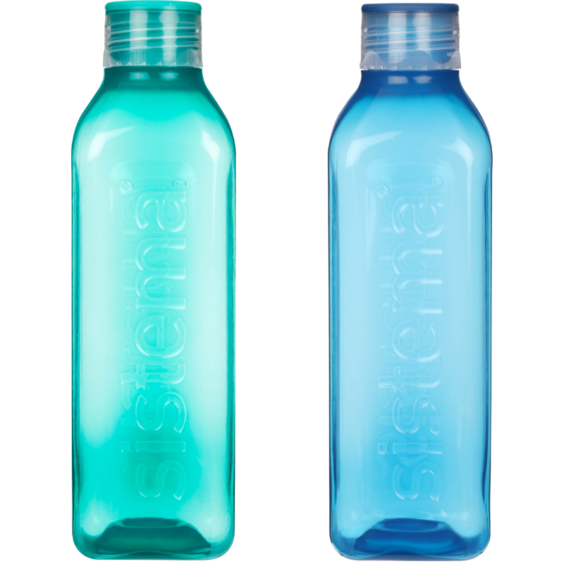 Sistema Drikkedunk Firkantet 1 l (2 stk)