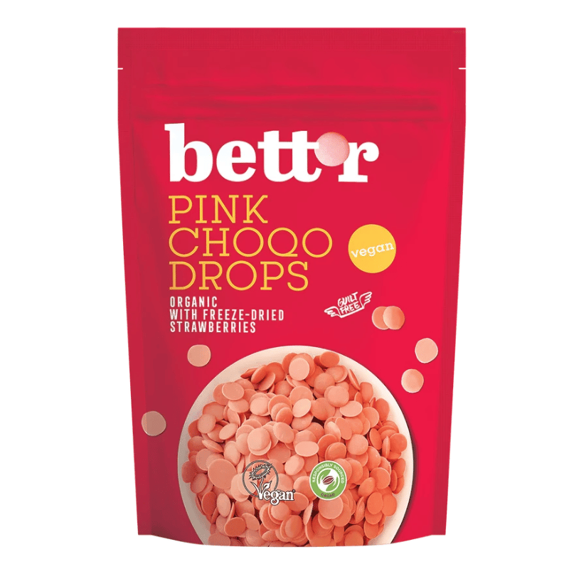 BETT'R Chokoladeknapper Pink Ø (200 g)