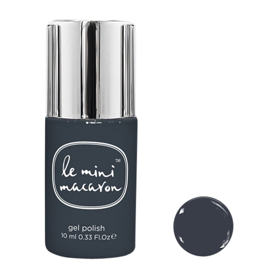 Le Mini Macaron Gel Polish Black Sesame 10 ml.