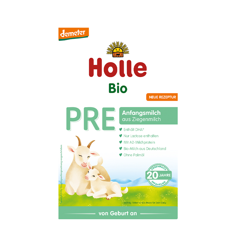 Holle PRE Modermælkserstatning Gedemælk Ø (400 g)