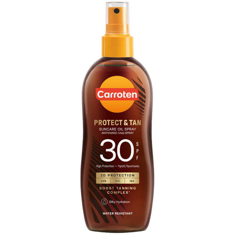 Carroten Protect & Tan Body Oil Spray SPF 30 (150 ml)