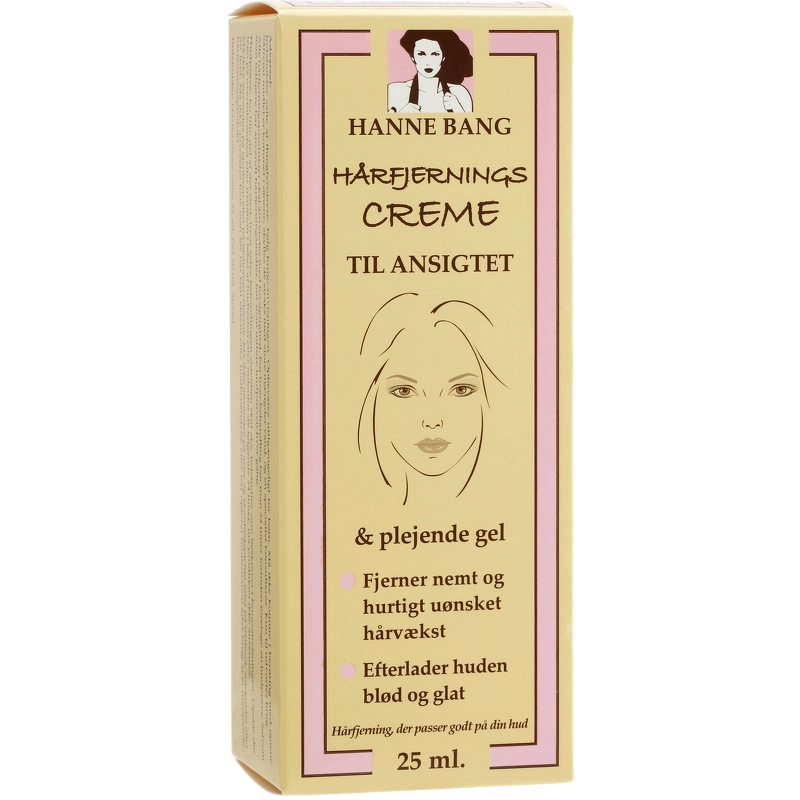 Hanne Bang Hårfjerningscreme til ansigtet (25 ml)