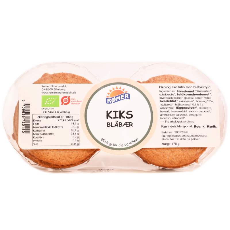 Rømer Blåbær Kiks Ø (175 gr)