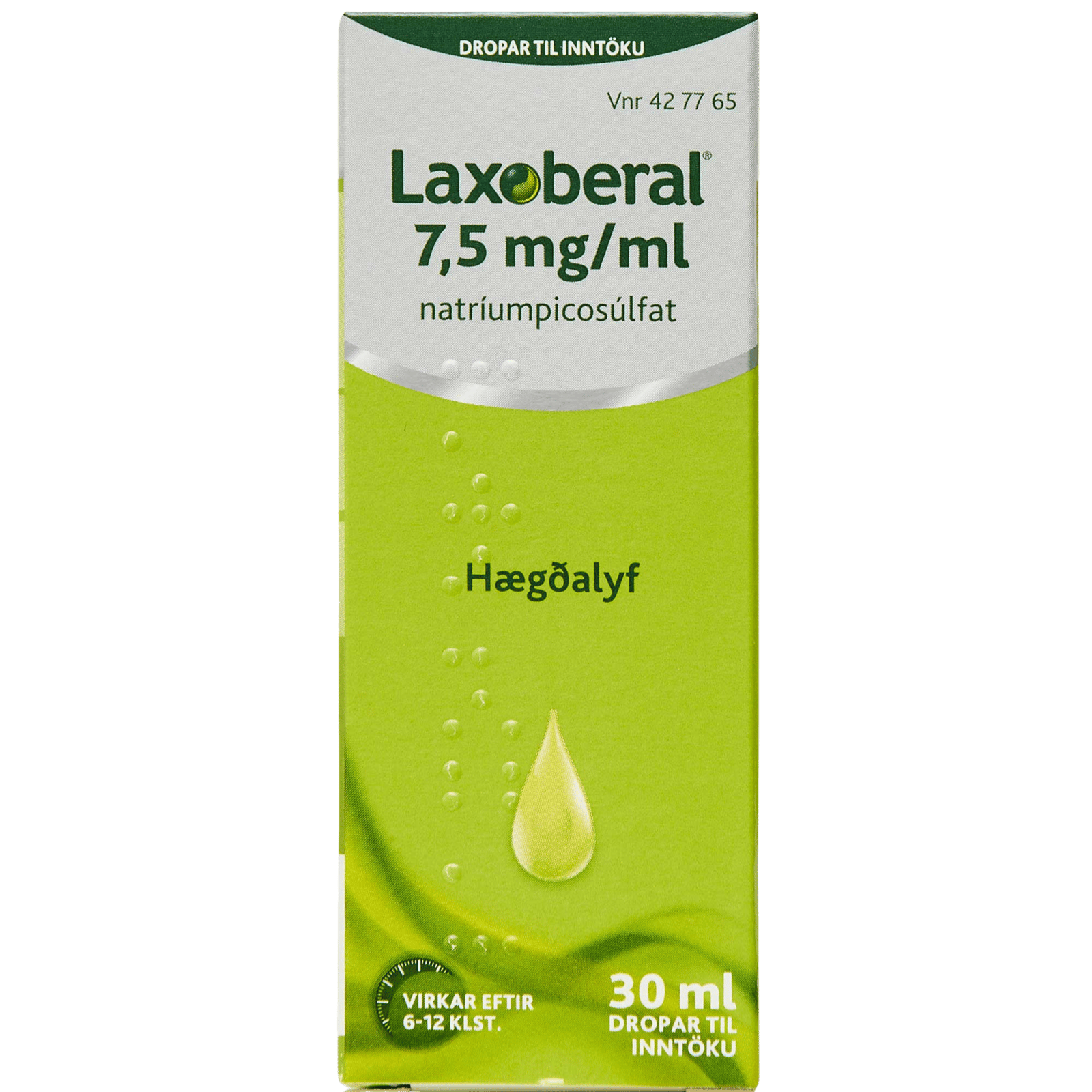 Laxoberal Oral Dråber 7,5 mg (30 ml)