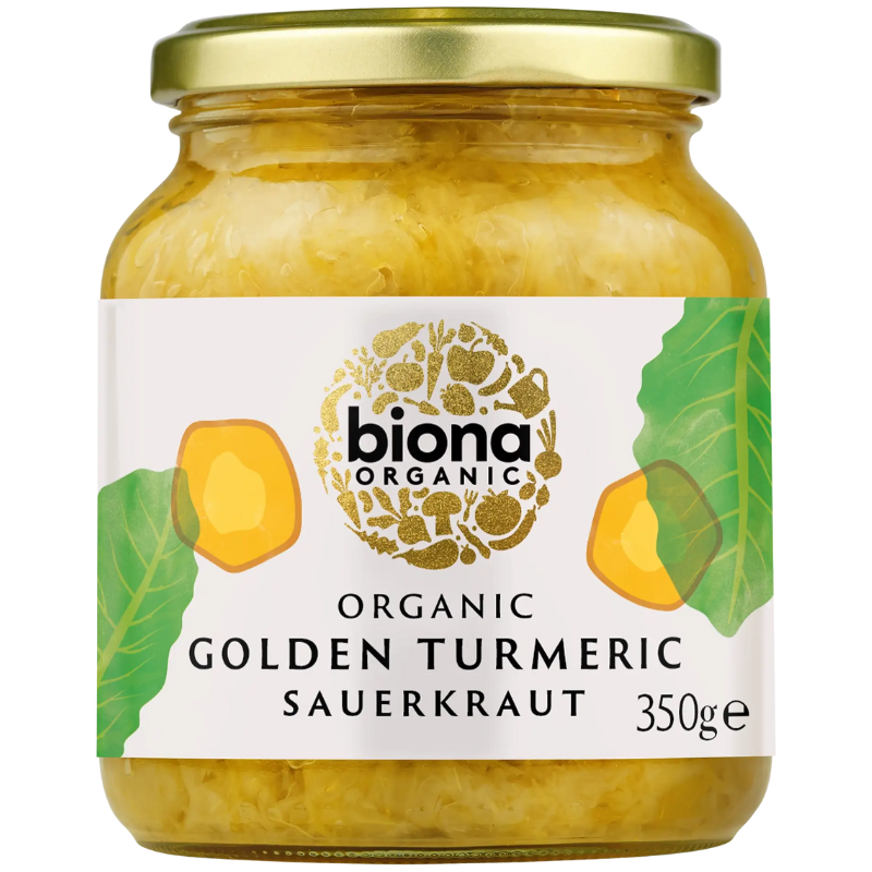 Biona Sauerkraut M. Gurkemeje Ø (350 g)