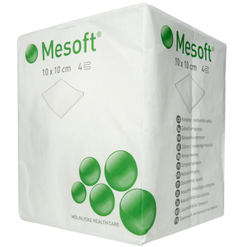 Mesoft Non Woven Kompres Steril 10 x 10 cm (20 stk)