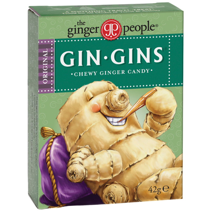 Ginger People Ginger Chews Gin Gins Original Travel Pack (42 g)