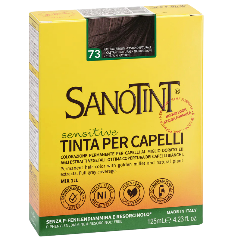 Sanotint 73 hårfarve light Natur brun 80 ml.