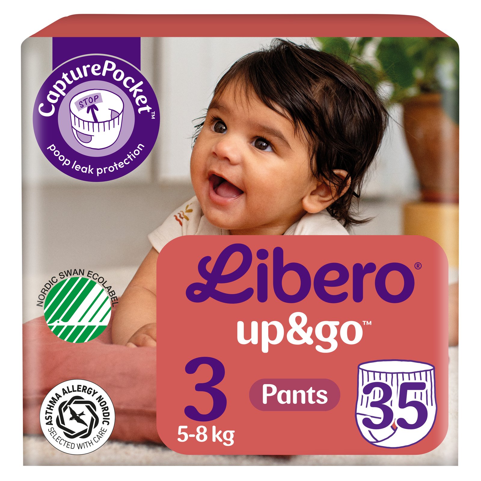 Libero Bukseble Str. 3, 5-8 kg (35 stk)