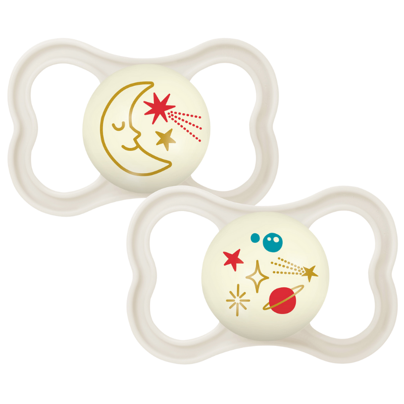 MAM Air Sut Night Silicone Neutral 6-16M (2 stk)