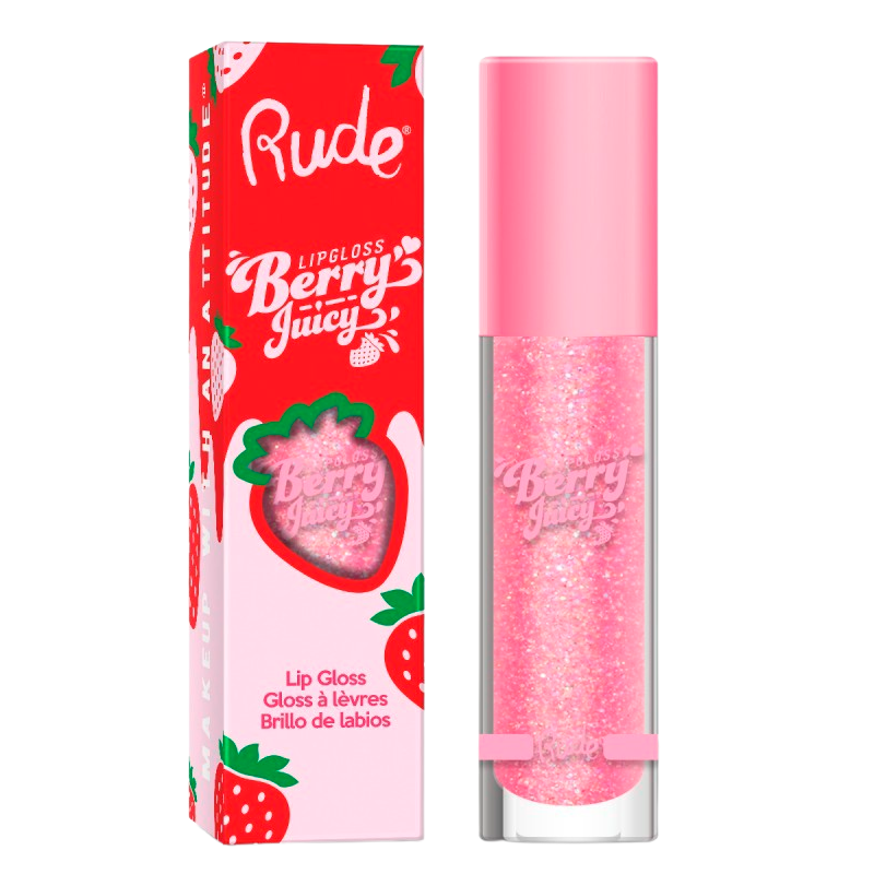 RUDE Cosmetics Berry Juicy Lip Gloss Flirty (1 stk)