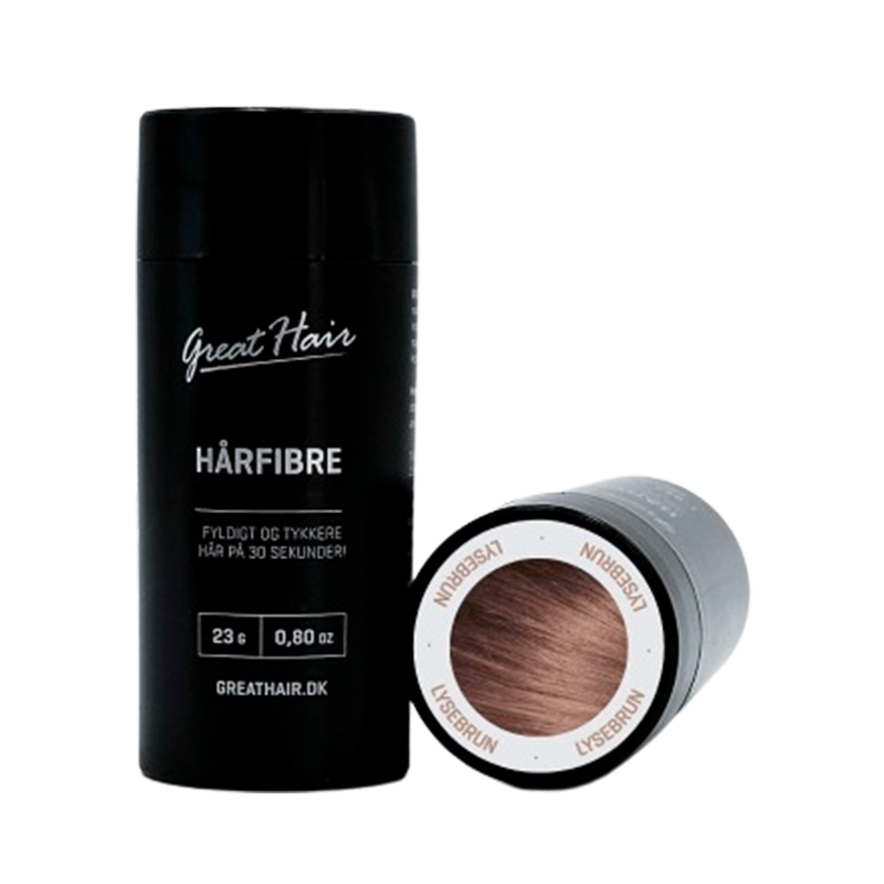 Great Hair Hårfibre - Lysebrun (23 g.)