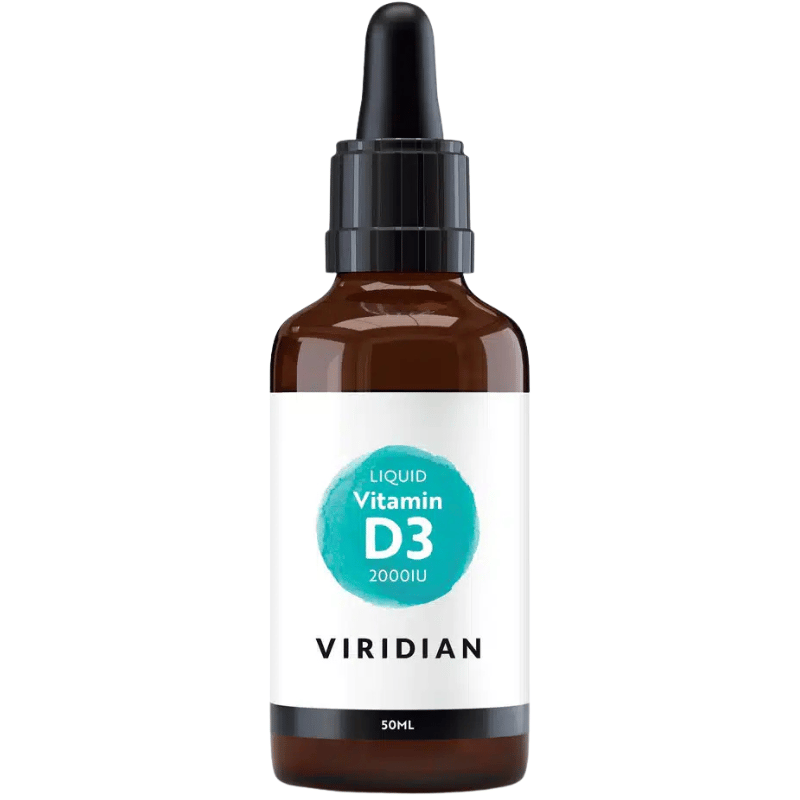 Viridian D3 Vitamin 2000IU Flydende (50 ml)