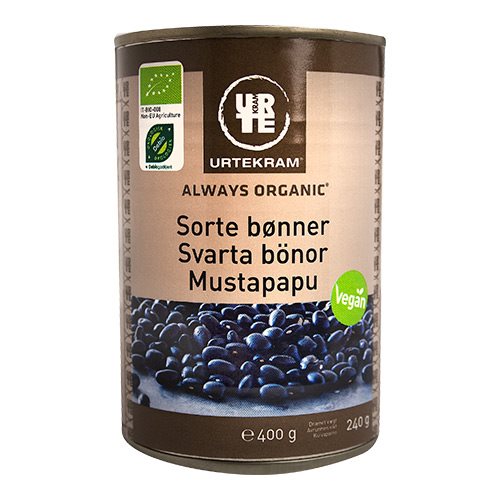Urtekram Sorte bønner (400 g)