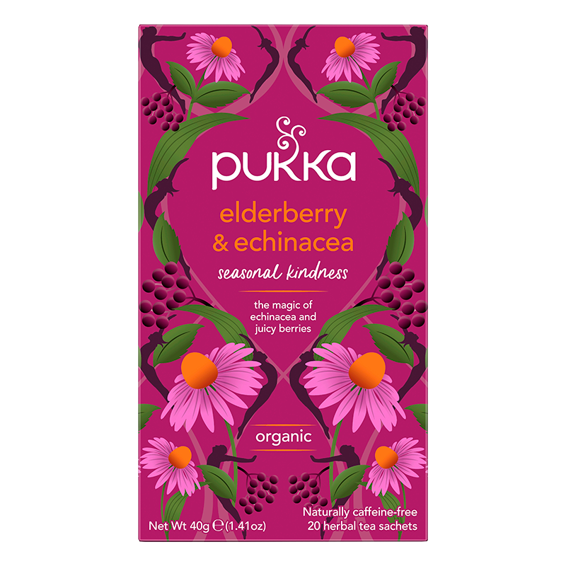 Pukka Elderberry & Echinacea Te Ø (20 breve)