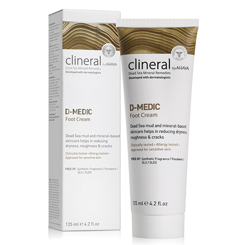 Ahava CLINERAL D-MEDIC Foot Cream 125 ml.