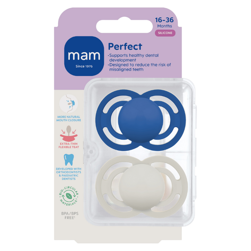MAM Perfect Silk 16-36M Blue (2 stk)