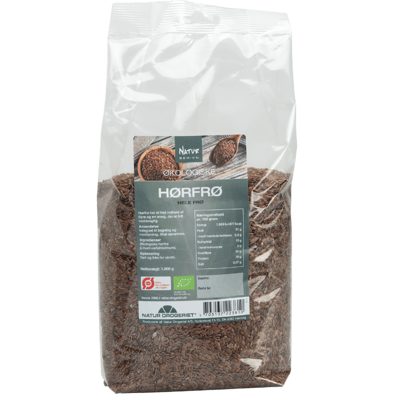 Natur Drogeriet Hørfrø hele Ø (1 kg)
