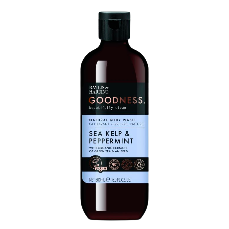 Baylis & Harding Goodness Sea Kelp & Peppermint Body Wash (500 ml)