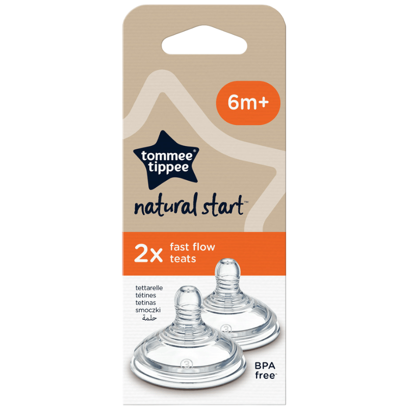 Tommee Tippee Natural Start Flaskesut Fast Flow (2 stk)