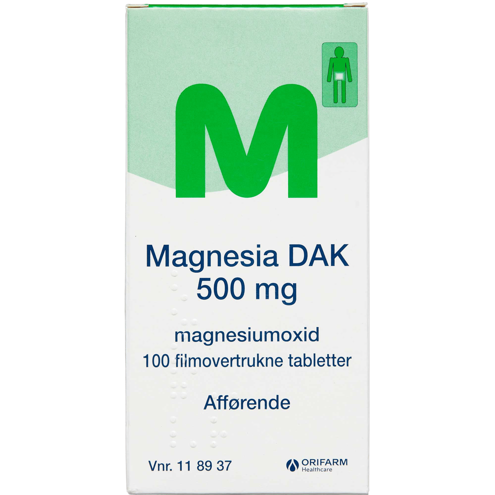 Magnesia DAK 500mg (100 tabl)