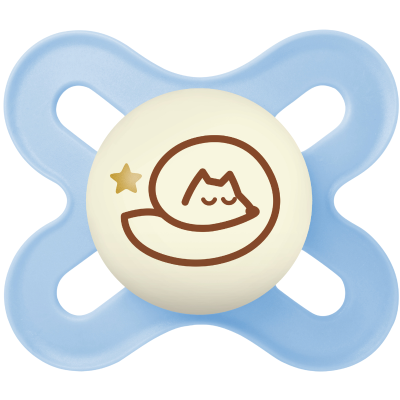 MAM Original Start Night Silk Sut 0-2 Mdr Blue (1 stk)