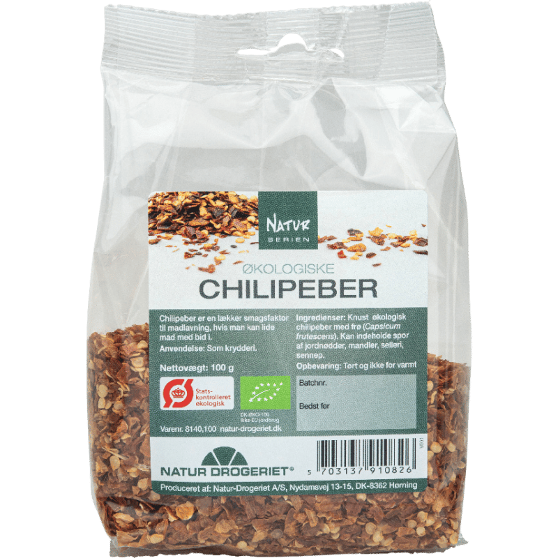 Natur Drogeriet Chili Knust med Frø Ø (100 gr)
