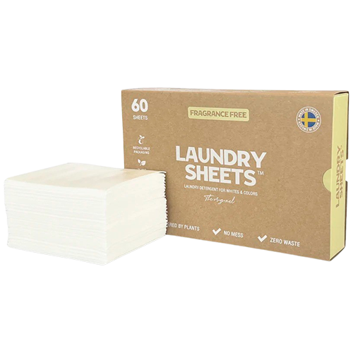 Laundry Sheets Vaskemiddel I Ark Ocean Breeze (60 stk)