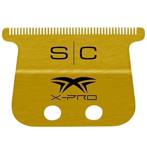 StyleCraft Replacement Fixed Gold Titanium X-Pro Wide Hair Trimmer Blade (1 stk)