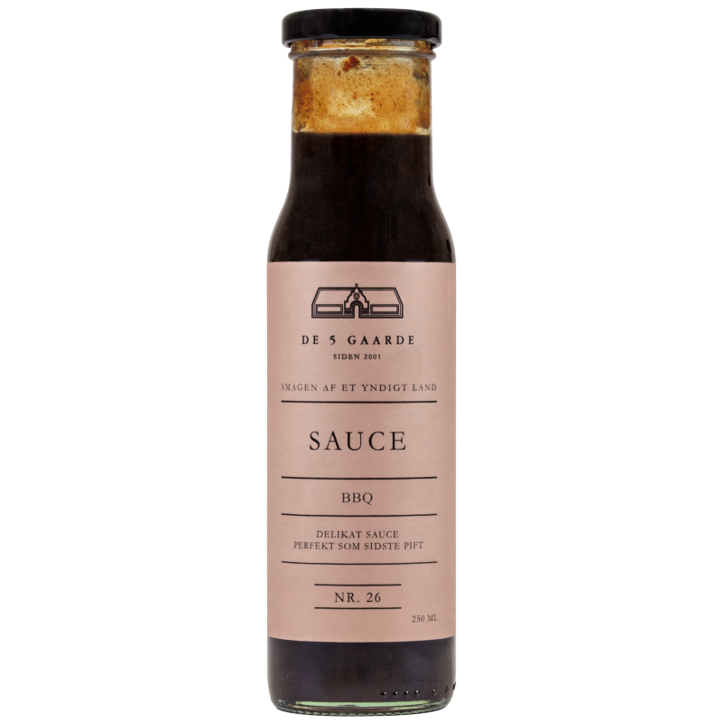 De 5 Gaarde BBQ Sauce (250 ml) fra De 5 Gaarde