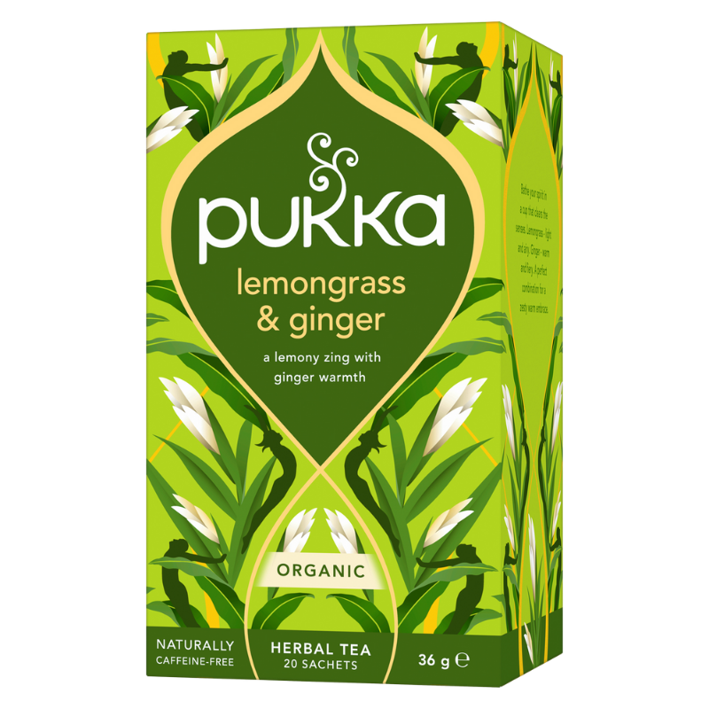Pukka Lemongrass & Ginger Te Ø (20 breve)