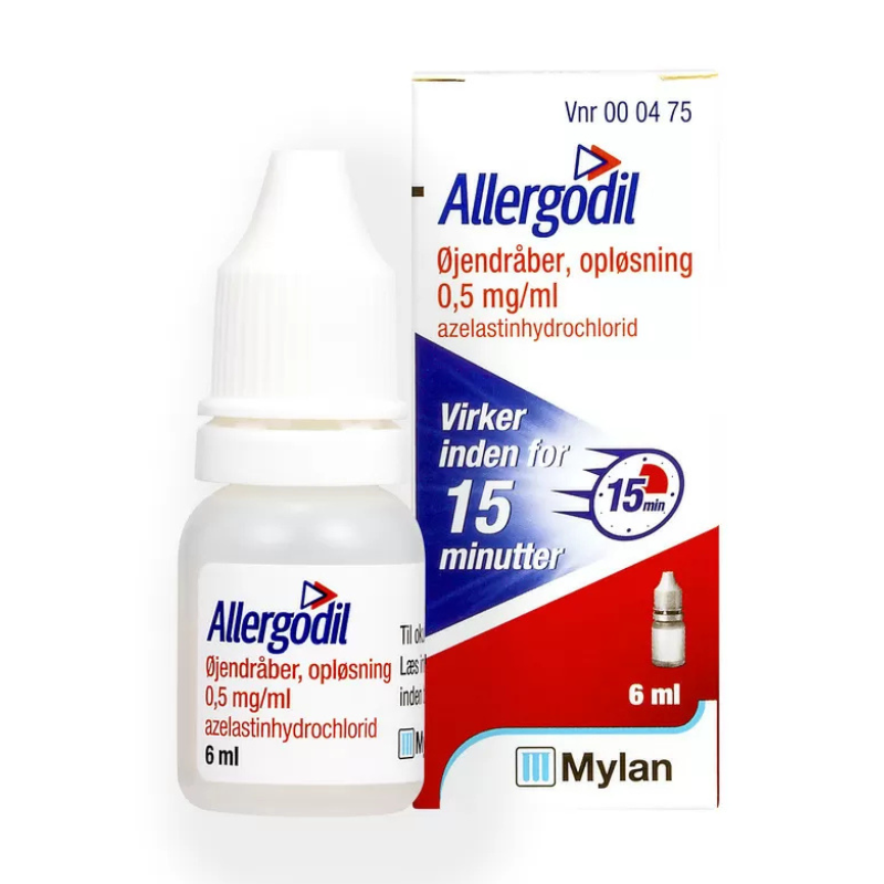 Allergodil Øjendråber 0,05% (6 ml)