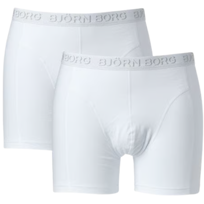 Björn Borg Boxershorts Hvid Str. Small (2 stk)