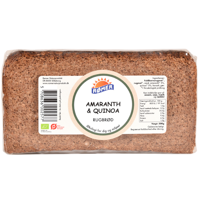 Amaranth og Quinoa Brød Ø (500 g)