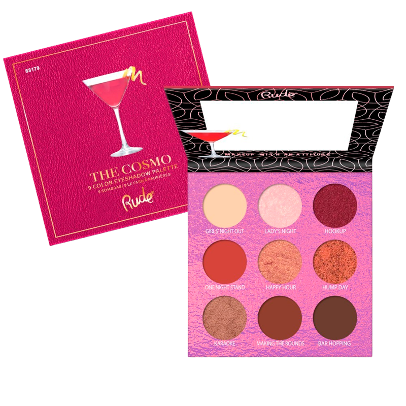 RUDE Cosmetics Cocktail Party 9 Eyeshadow Palette The Cosmo (1 stk)