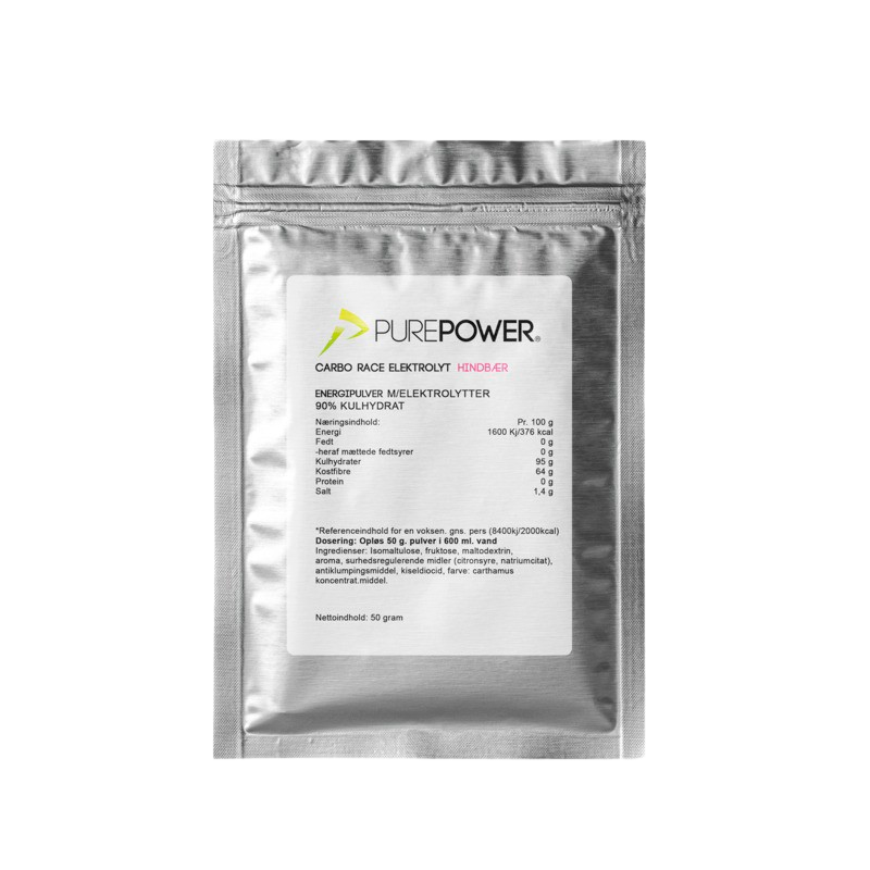 PurePower Carbo Race Electrolyte Raspberry (50 g)