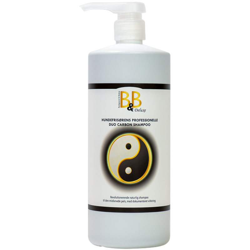 B&B Hundefrisørens Professionelle Duo Carbon Shampoo (1000 ml)