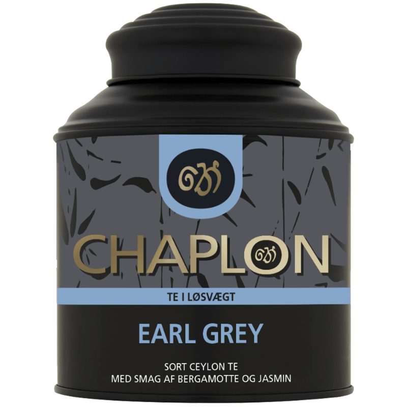 Chaplon Earl Grey sort te dåse Økologisk - 160 gram