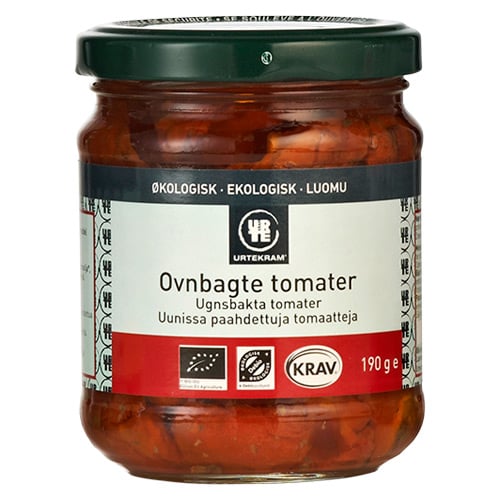 Urtekram Tomater ovnbagte i olie Ø 190 gr.