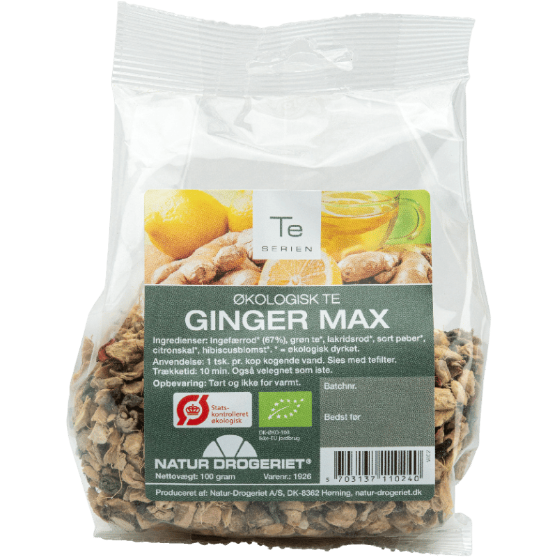 Natur Drogeriet Ginger Max Te Ø (100 g)